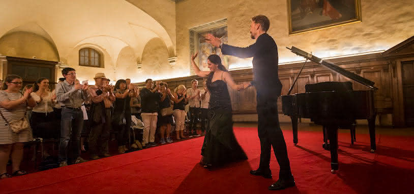 Opéra italien romantique avec dîner