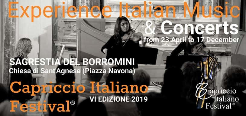 Capriccio Italiano : Festival du goût instrumental italien 2019